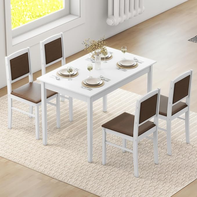 Giantex 5-Piece Dining Table Set - Image 7