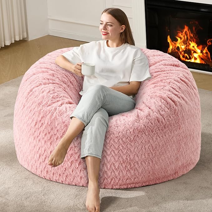 4ft Bean Bag Chairs for Adults Large Beanbag Chair by YourHomeDeservesMore