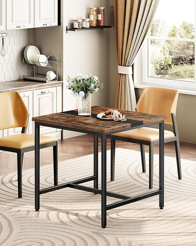 Square Kitchen Dining Table, 29.5'' Dining Table, Small Dining Tables, Writing - Image 2