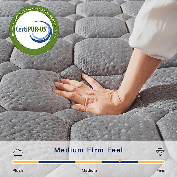 Vesgantti 12 Inch Multilayer Hybrid Full Mattress - Image 5