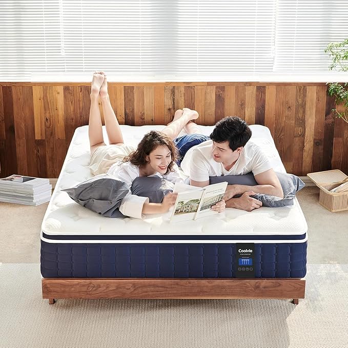 Coolvie 12 Inch Hybrid Twin XL Mattress -Firm Feel -Support Foam - Image 8