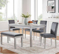 soges 6 Piece Wooden Dining Table Set, Wooden Dining Table by soges