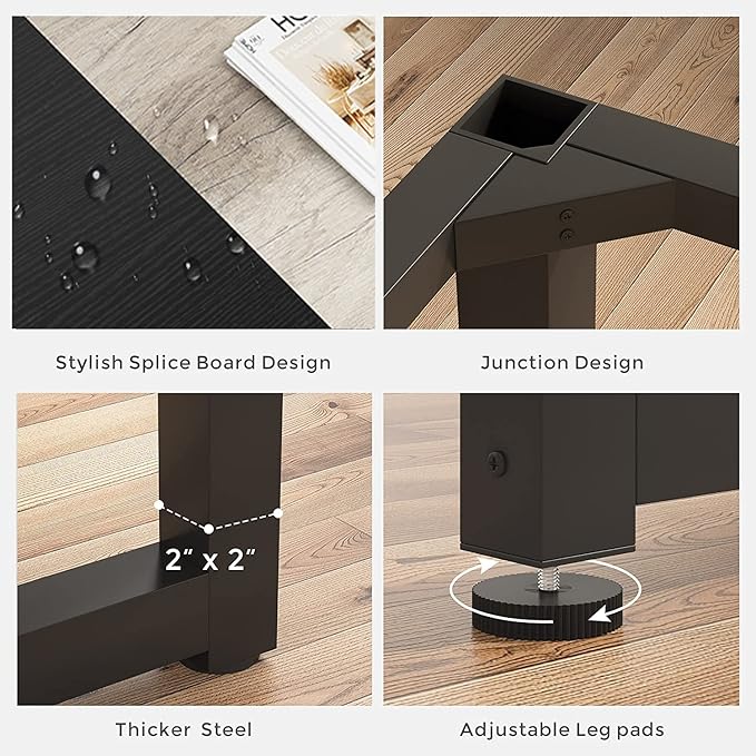 Tribesigns Modern Computer Desk, 70.8 x 31.5 inch Large Office Desk Computer - Image 6