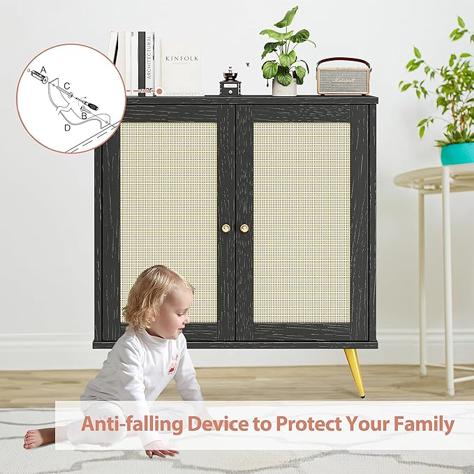 Shintenchi Rattan Buffet Cabinet - Image 7