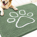 OLANLY Door Mat for Muddy Dog Paws 30x20, Absorbent Chenille Doormat by OLANLY