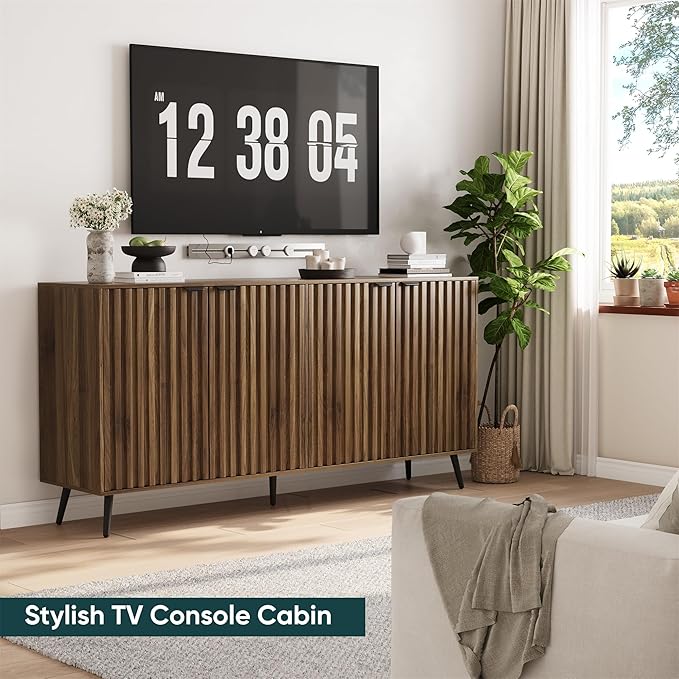 Semiocthome Walnut Buffet Cabinet - Image 7