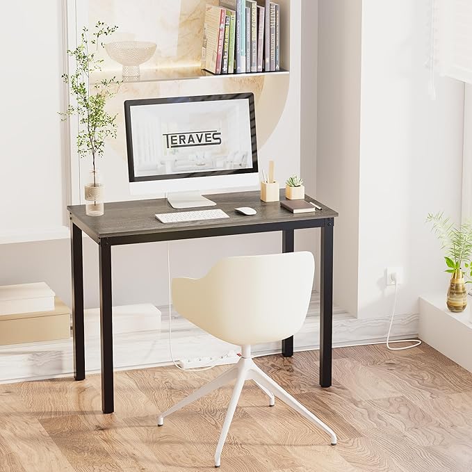 Teraves Computer Desk/Dining Table Office Desk Sturdy Writing Workstation - Image 2
