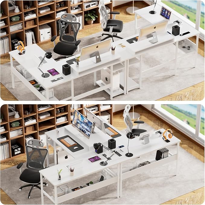 Unikito Reversible L Shaped Computer Desk - Image 4