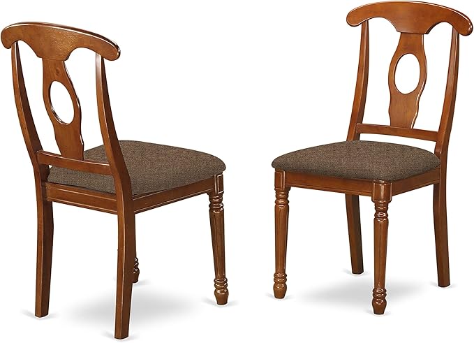 East West Furniture NANA5-SBR-C 5 Piece Dining Room Furniture Set Includes a - Image 6