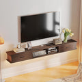 Floating TV Stand with 2 Doors, Floating TV Cabinet, Floating Console Shelf by FloatiCasa
