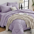HEVUMYI King Purple Comforter Set by HEVUMYI