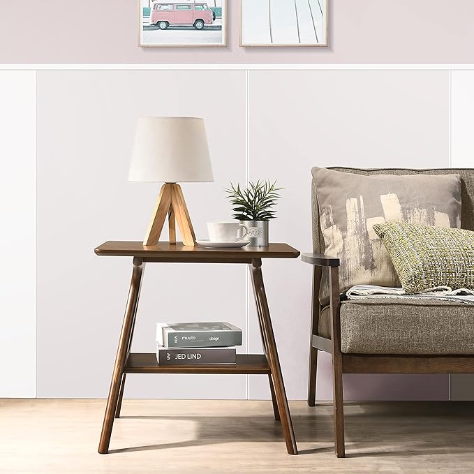 Roundhill Furniture Arona 3-Piece Coffee Table Set, Coffee Table and Two End - Image 9