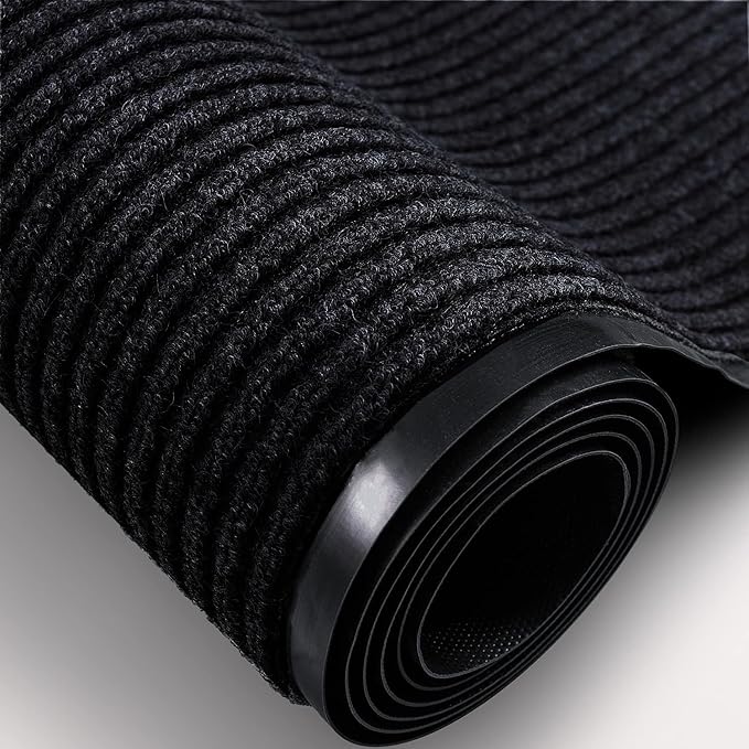 TANYOYO 4' X 6' Commercial Grade Door Floor Mat Brush Step Entrance Mat Vinyl - Image 8