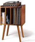 Wooden LP Record Player Stand by 2BHOME