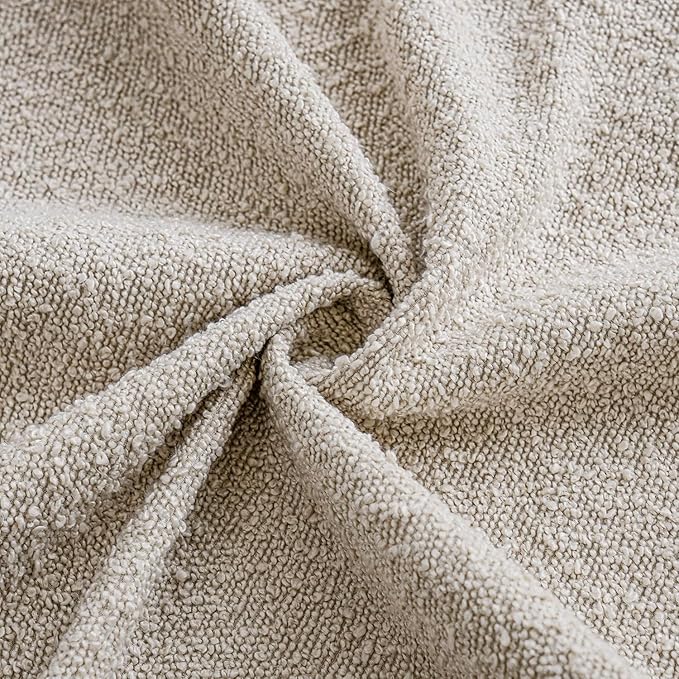 Foindtower Pack of 2, 20 x 20 Inch, Decorative Textured Boucle Throw Pillow - Image 2