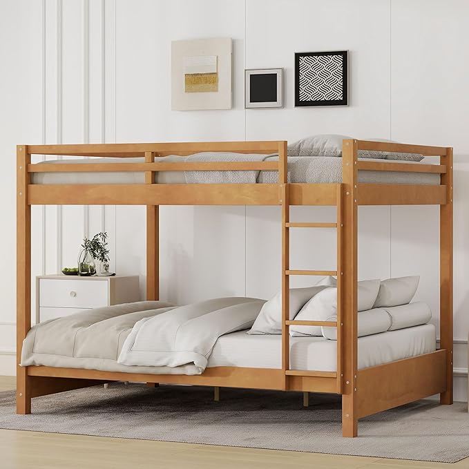 Ball & Cast Queen Over Queen Bunk Bed, Sturdy Bunk Bed Frame by BallCast
