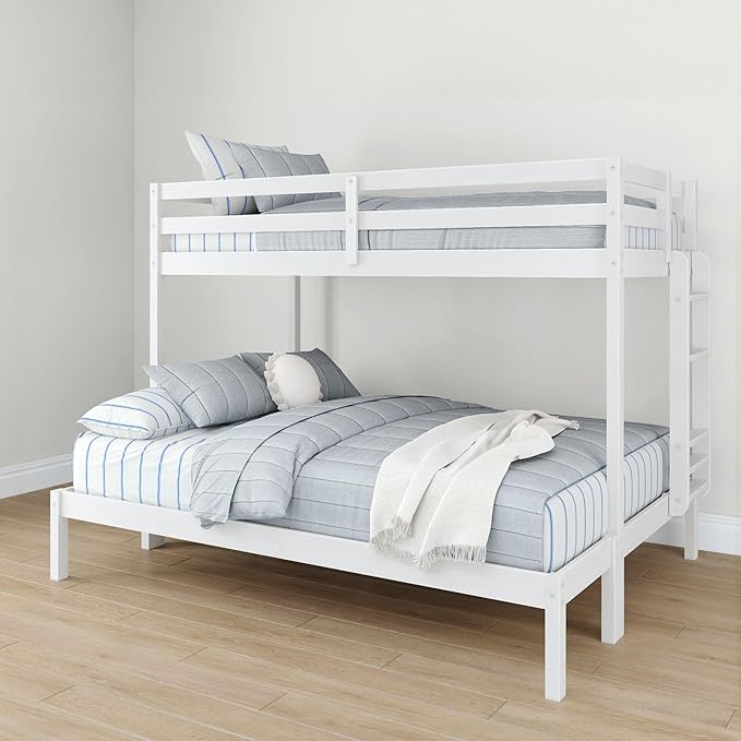 Grain & Grove Bear Twin XL Over Queen Bunk Bed, Sturdy Bunk Bed Frame by GrainGrove