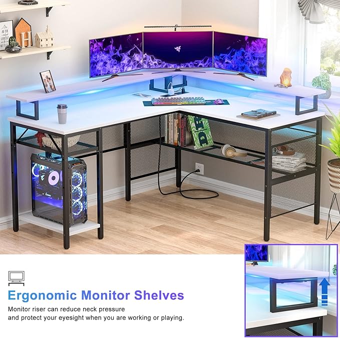 Unikito L Shaped Computer Desk - Image 4