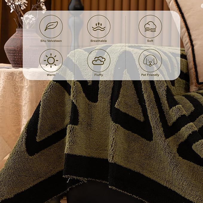 HANDONTIME Olive Green Sofa Covers - Image 2