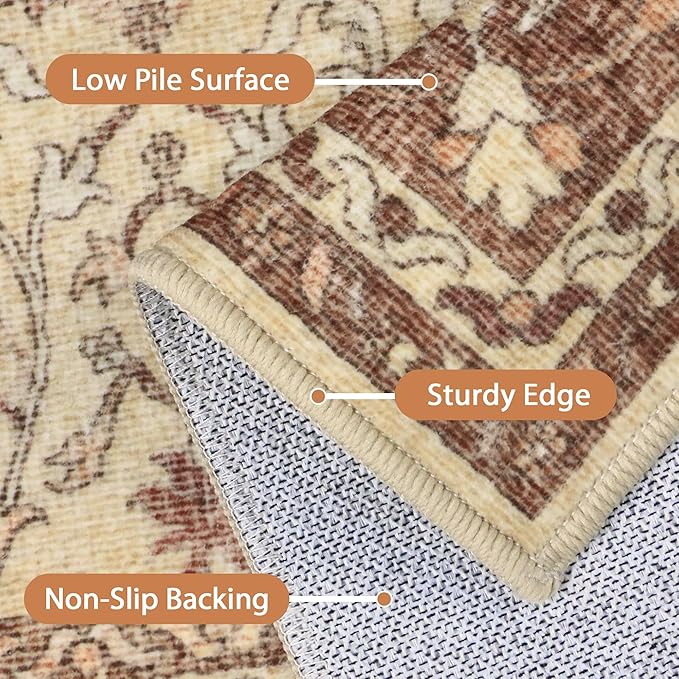8X10 Area Rugs Machine Washable Rugs - Image 5