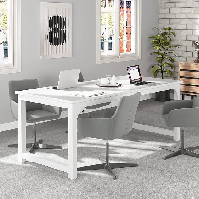 Tribesigns 70.8”Executive Desk, Large Office Computer Desk - Image 6