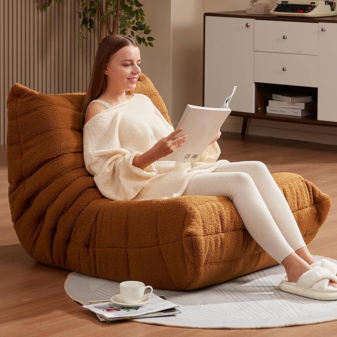 Bean Bag Chairs for Adults Giant Bean Bag Chair Memory Foam BeanBag Chair Big - Image 3