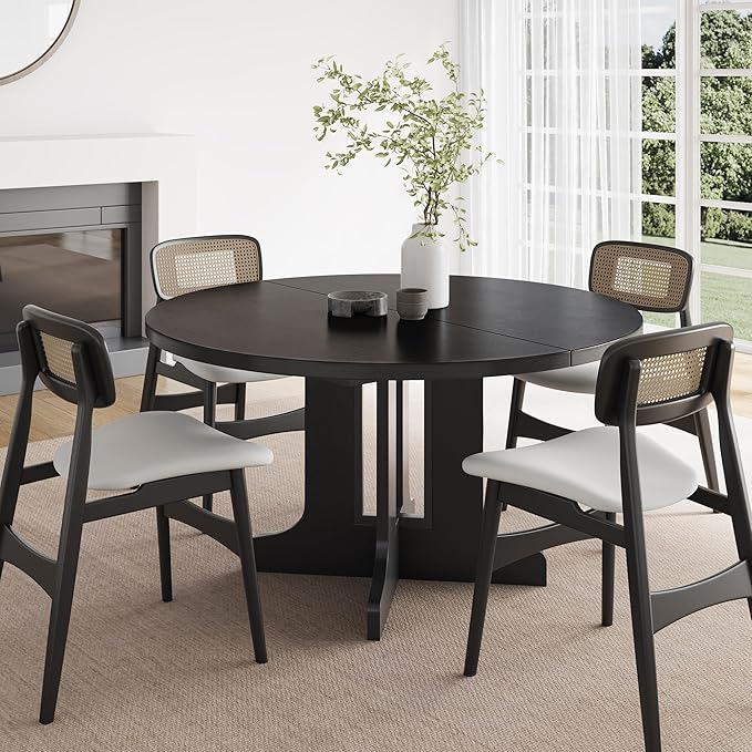 Feonase 59" Round Extendable Dining Room Table - Image 8