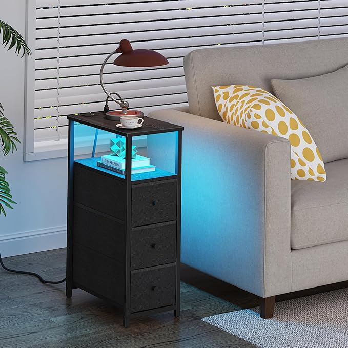 TUTOTAK Narrow LED Night Stand - Image 4
