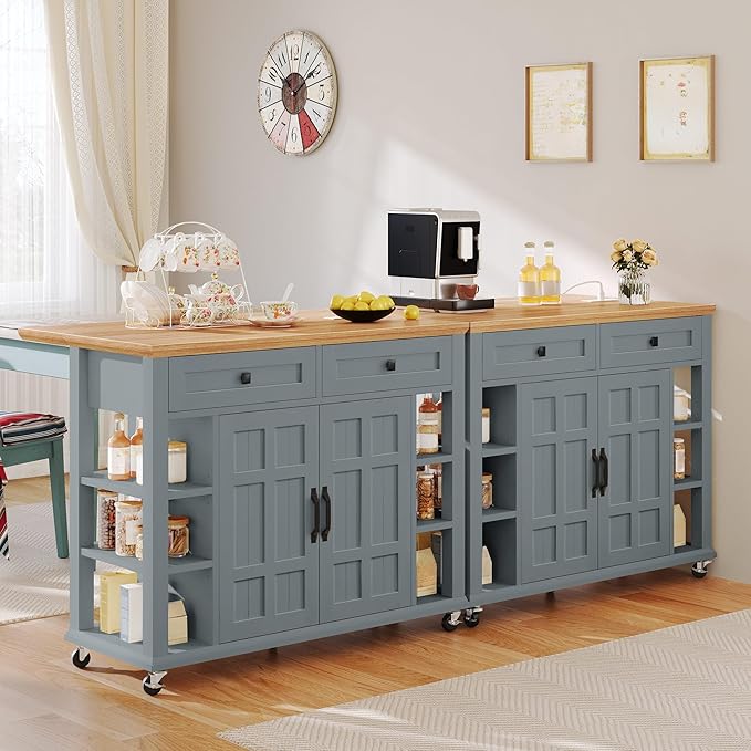 DWVO Rolling Kitchen Island - Image 9