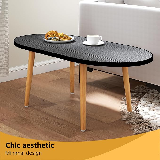 Oval Coffee Table Low Table - Image 7