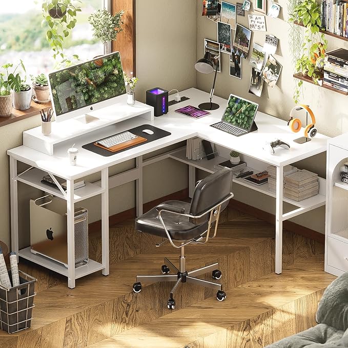Unikito Reversible L Shaped Computer Desk - Image 2