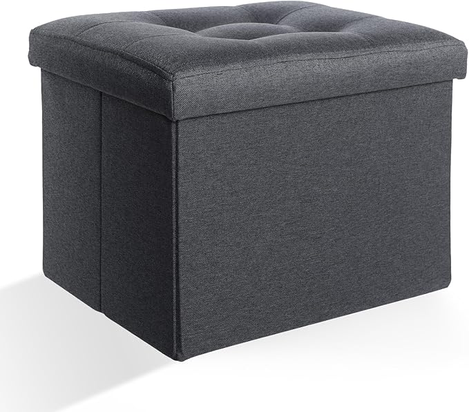 Ottoman Storage Ottoman Foot Rest Stool Foldable Bench by DOCVANIA