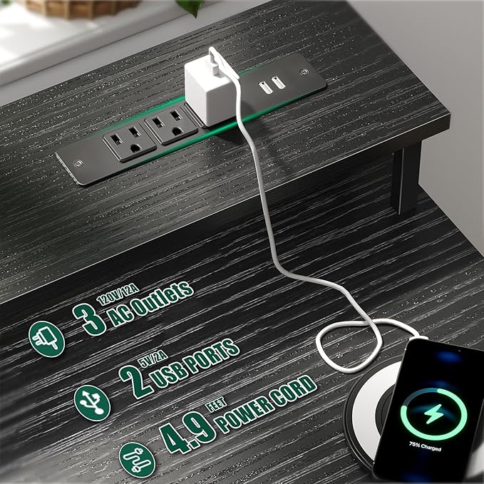 55 Inch Computer Gaming Desk - Image 4