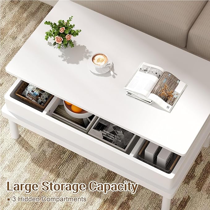Shintenchi Coffee Table, Lift Top Coffee Table - Image 3