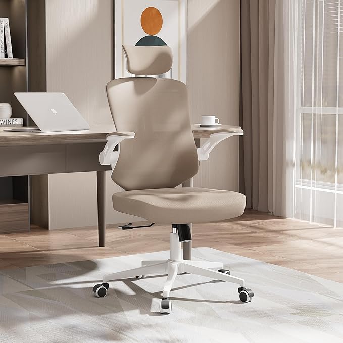 Desk Offiice Chair, Ergonomic Comfy Mesh Chair, Home High Back Gaming Executive by Balmstar