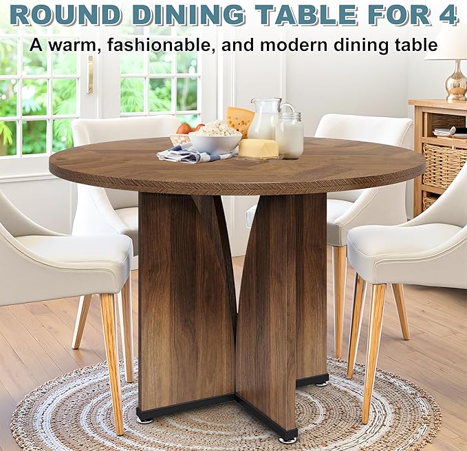 Round Dining Table for 4, Living Room - Image 5