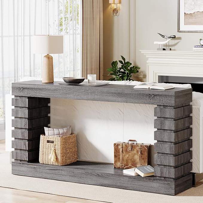Tribesigns 70.8-Inch Long Console Table, Wood Entryway Table - Image 3