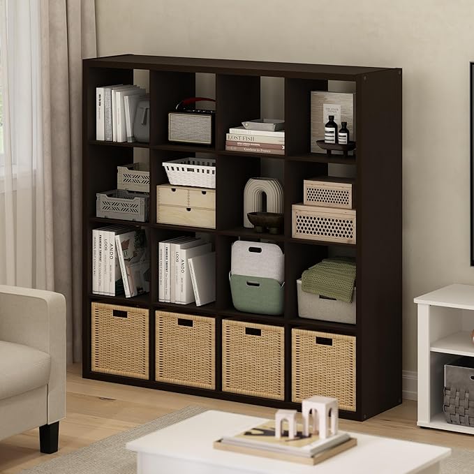 Furinno Cubicle Open Back Decorative Cube Storage Organizer - Image 2