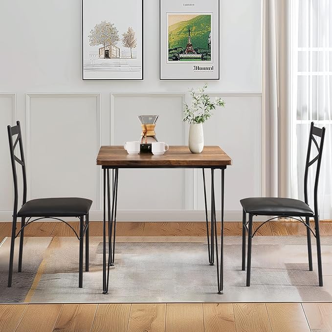 VECELO Kitchen Dining Room Table Set - Image 2