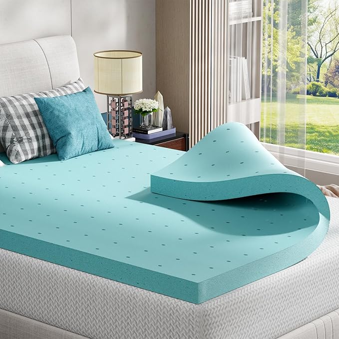 FDW | 6" Queen Mattress + 3" Cooling Mattress Topper | Gel Memory Foam | Medium - Image 2