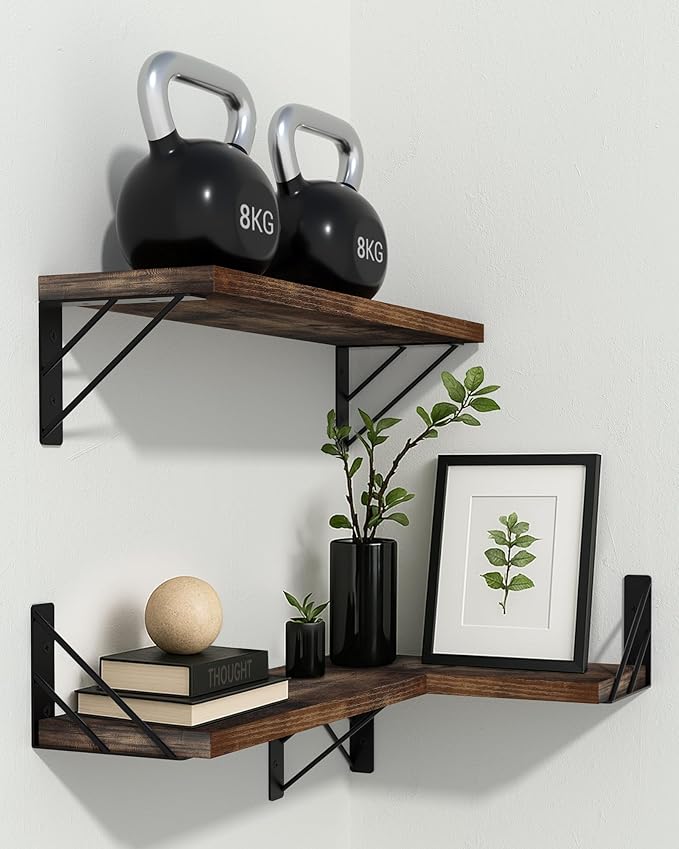 BAYKA Wall Shelves for Bedroom Decor, Floating Wall Shelves for Living Room - Image 2