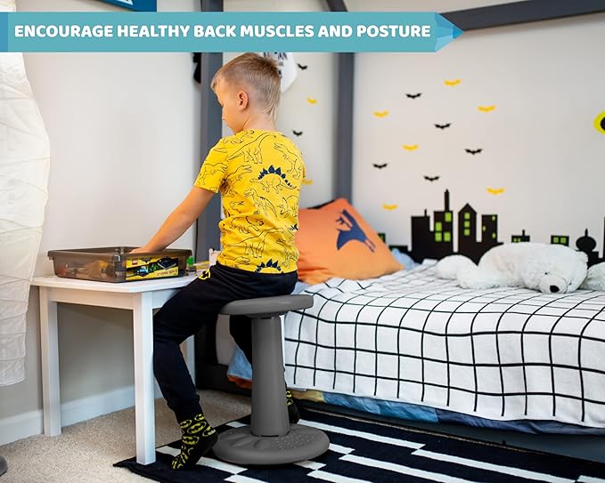 ActiveChairs Kids Wobble Stool, Flexible Classroom Seating Improves Focus - Image 2