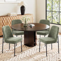 COLAMY Modern Dining Chairs Set of 4, Fabric Upholstered Dining Room Chairs by COLAMYINC