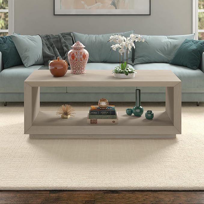 Henn&Hart 48" Rectangular Coffee Table - Image 5