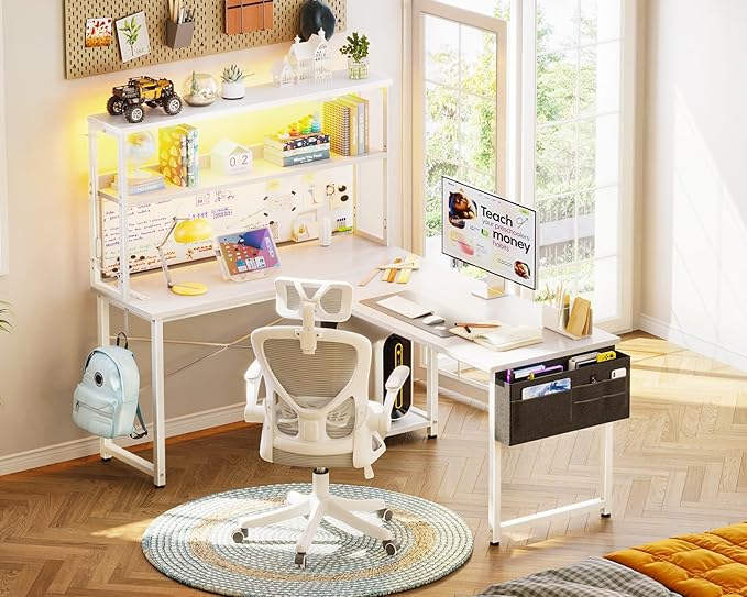 AODK L Shaped Desk Gaming Desk - Image 8