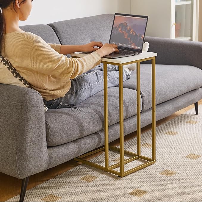 Small Side Tables C Shaped, End Table, Small Table Stand - Image 2