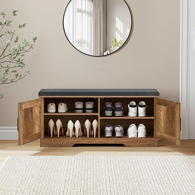 2-Tier Storage Bench, Shoe Bench - Image 4