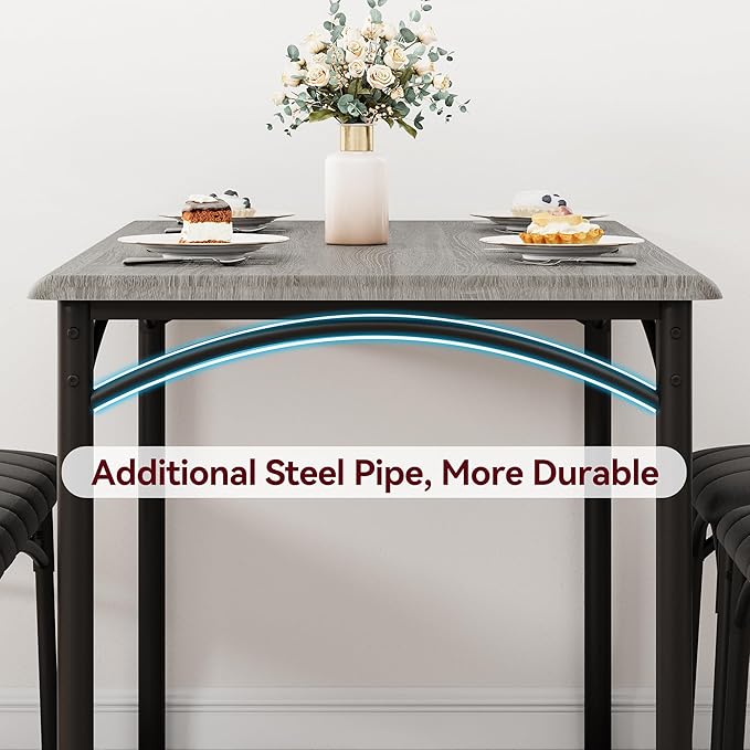GarveeHome Dining Table Set for 2, Kitchen Table - Image 5