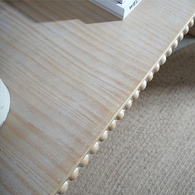 KEIKI Wood Console Table Behind Couch & Sofa, Retro Style - Image 6
