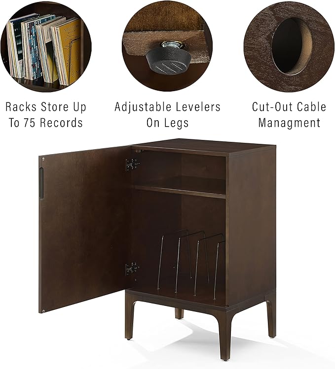 Crosley Furniture Asher Record Player Stand - Image 7
